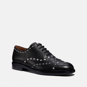 Coach oxfords with studs